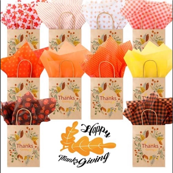 LAST PACK🍁100 sheets of Designer tissue 🍁14 x 20 inch - Picture 4 of 7